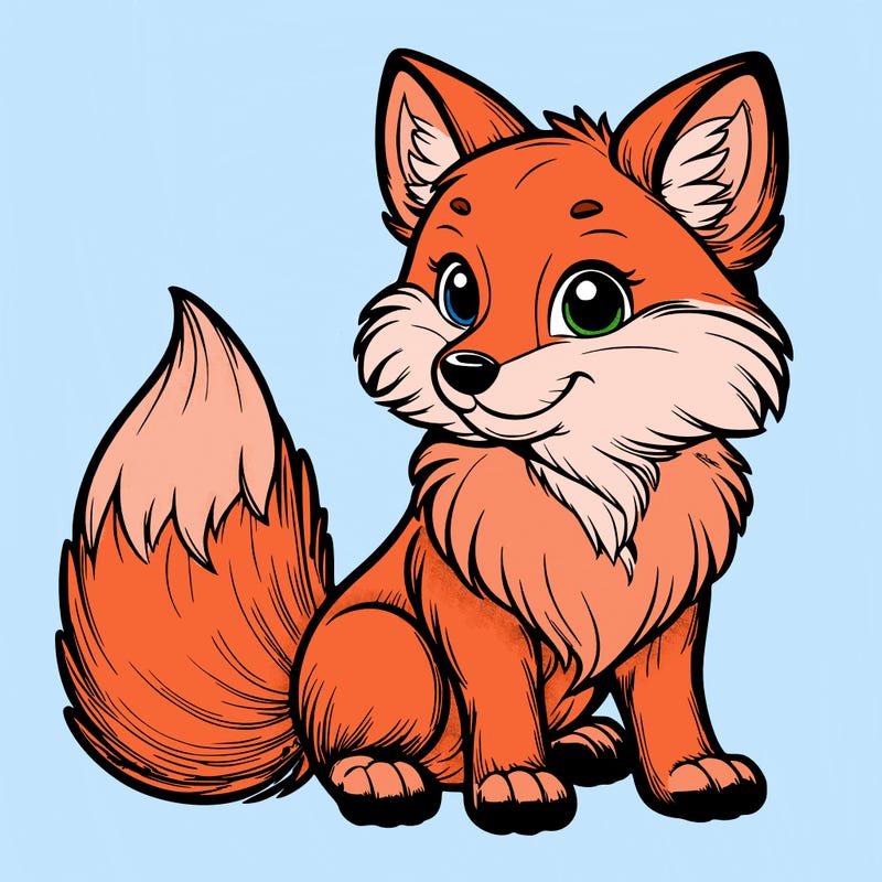 realistic fox