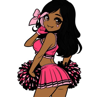 realistic cheerleader