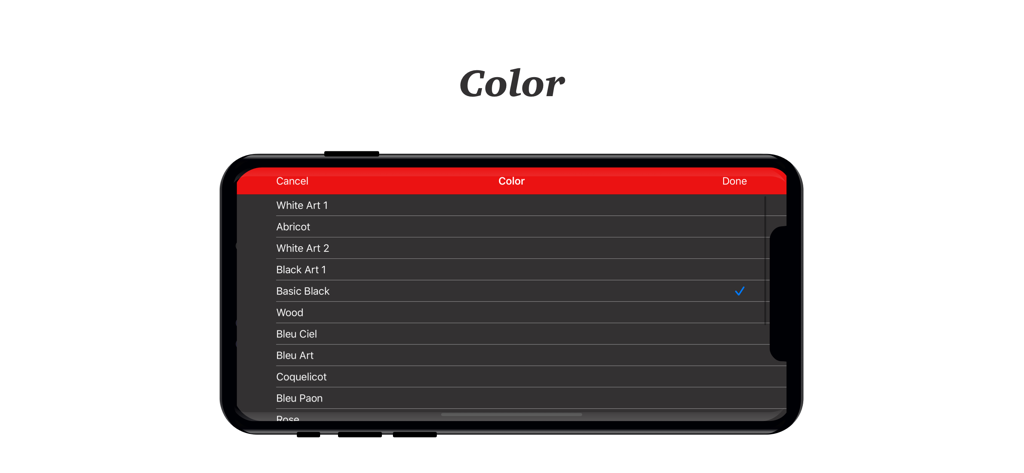 Darbuka - Percussion Drums Pad - Darbukaドラムパッドのカスタマイズ用のカラー選択画面