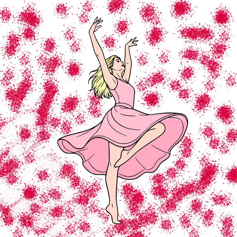 a girl dancing 💃