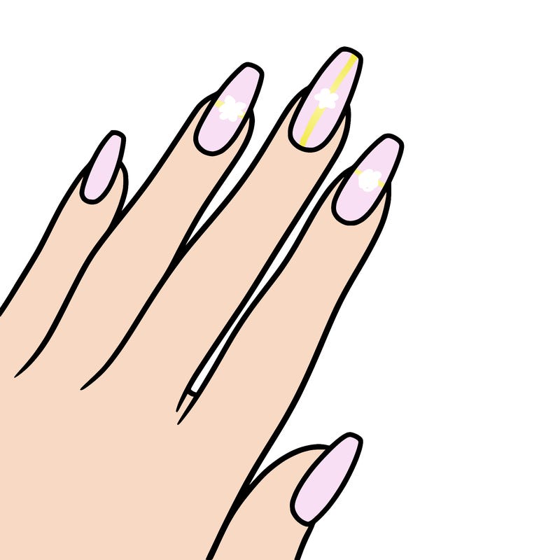 nails to design with nothing on them