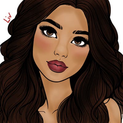 beautiful realistic girl