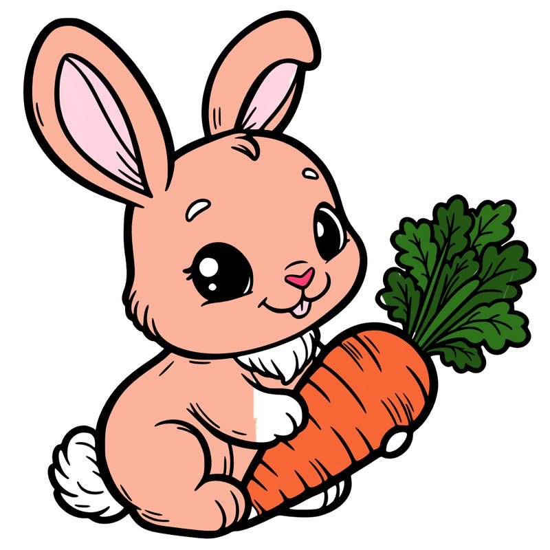 rabbit with carrot