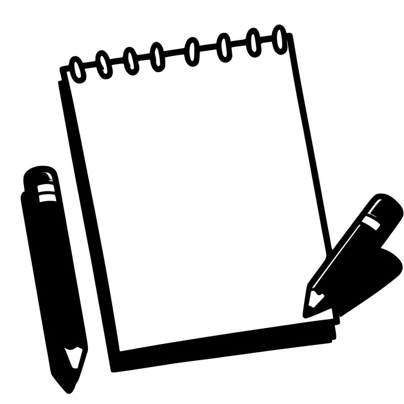 plain white piece of paper