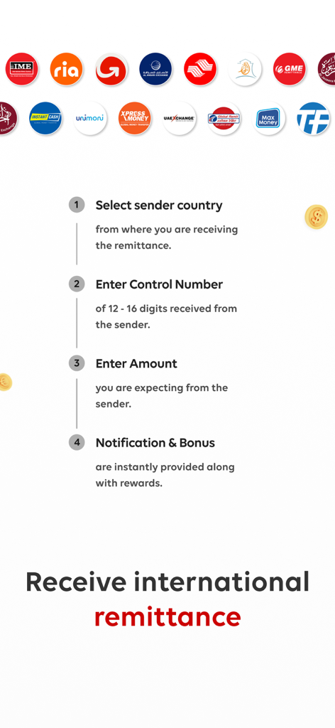 Four step guide on how to receive international remittance with the IME Pay app