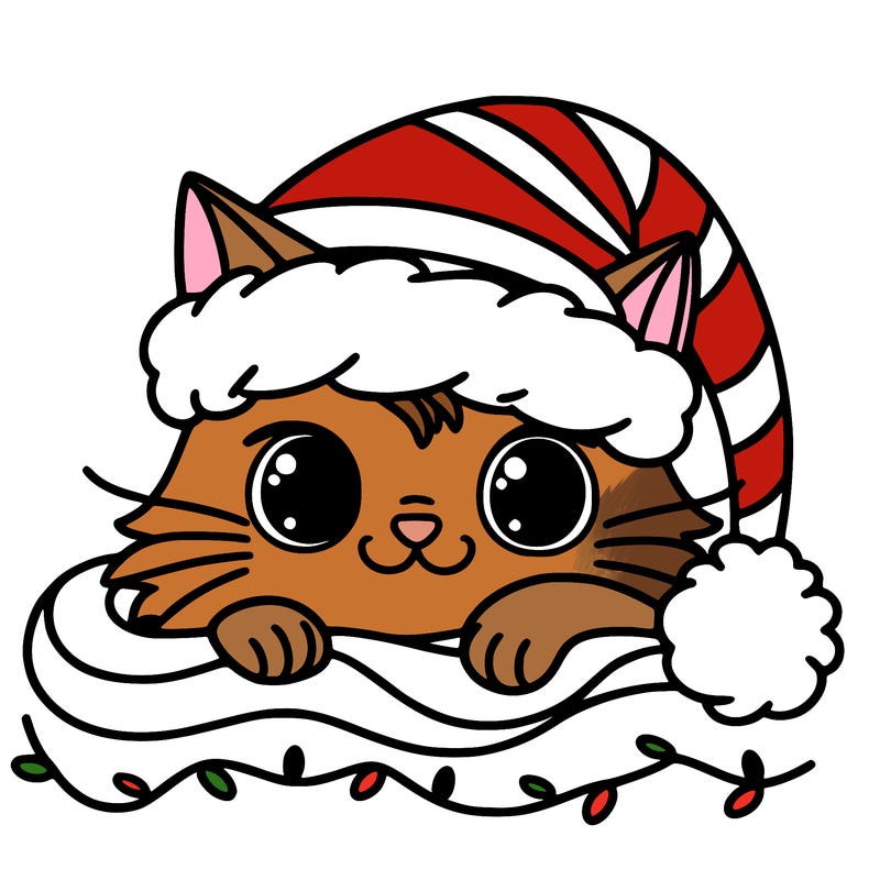 cat christmas