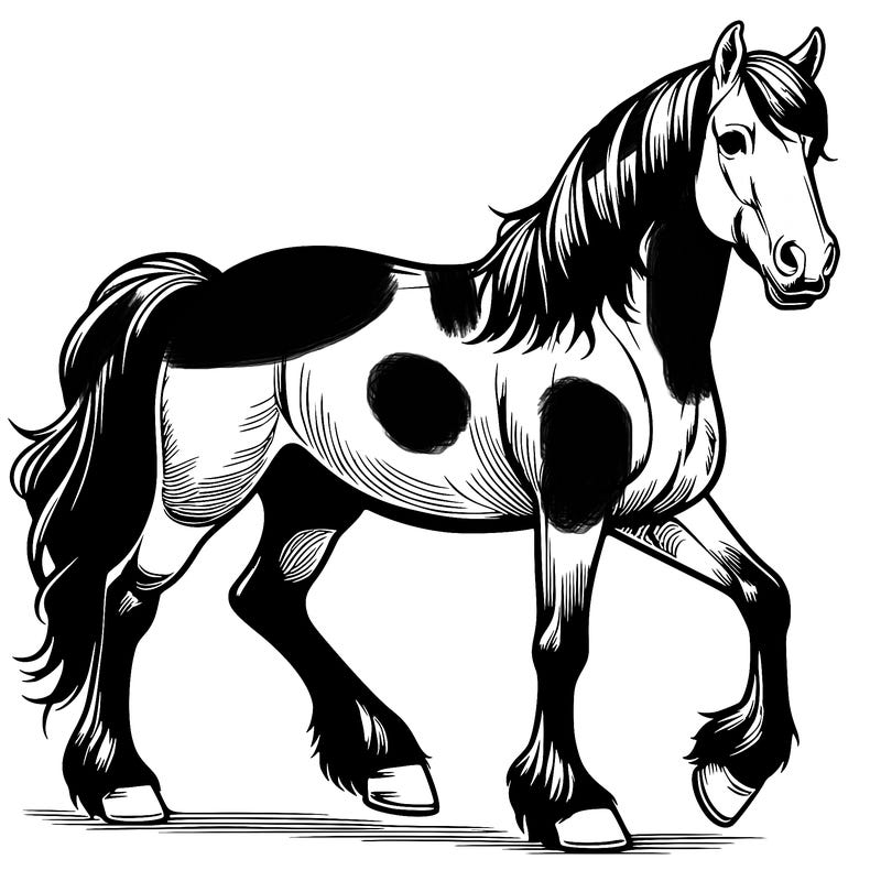 realistic horse