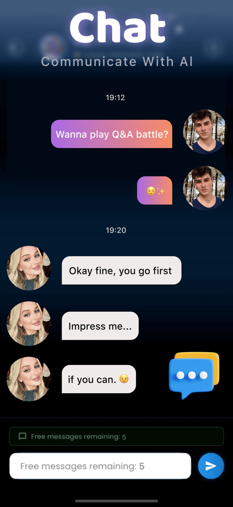 WaGoo - A screenshot of the WaGoo app chat interface showing a user messaging an AI assistant.