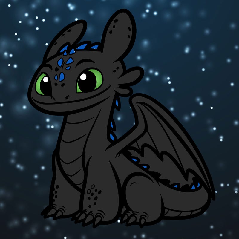 toothless the dragon