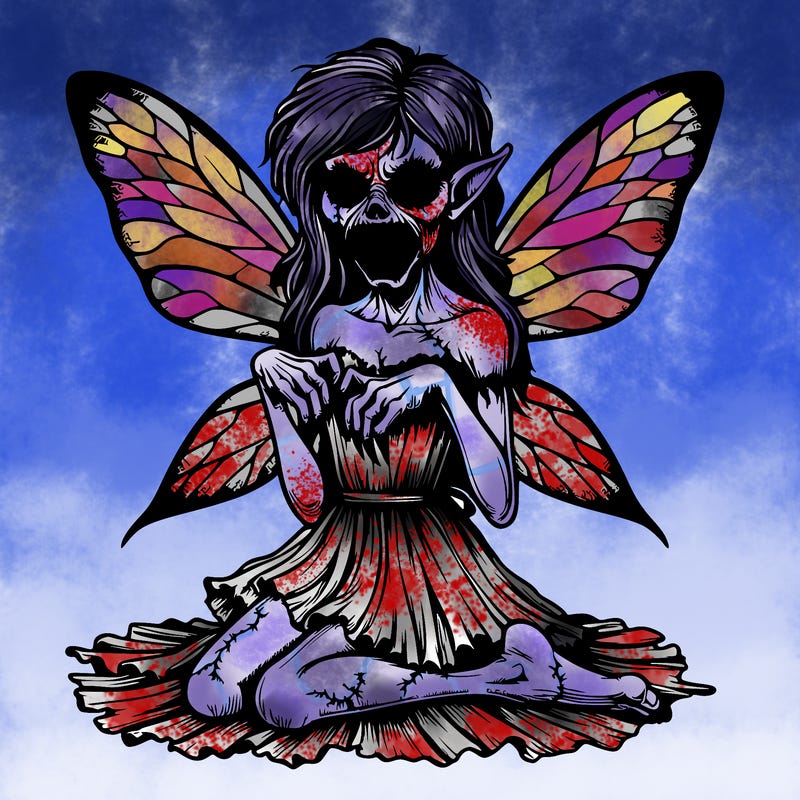 realistic scary fairy