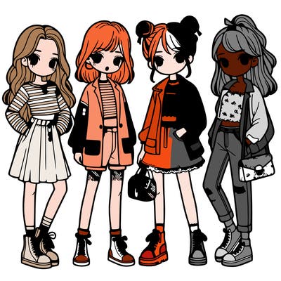 girls with fashion