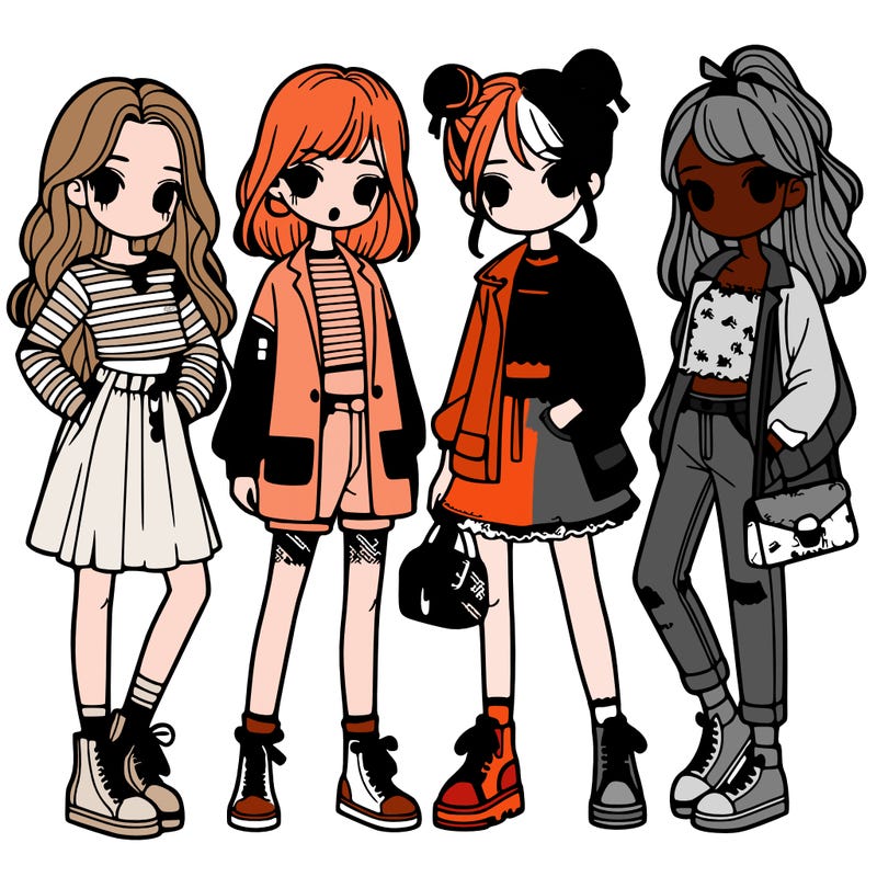 girls with fashion