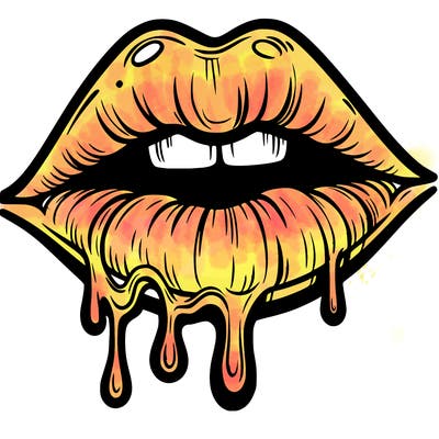 lips that look realistic and drip