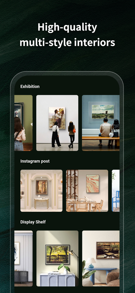 Frameit:Framed Art &Video edit - A collection of high-quality multi-style interior mockups for displaying framed art on the Frameit app