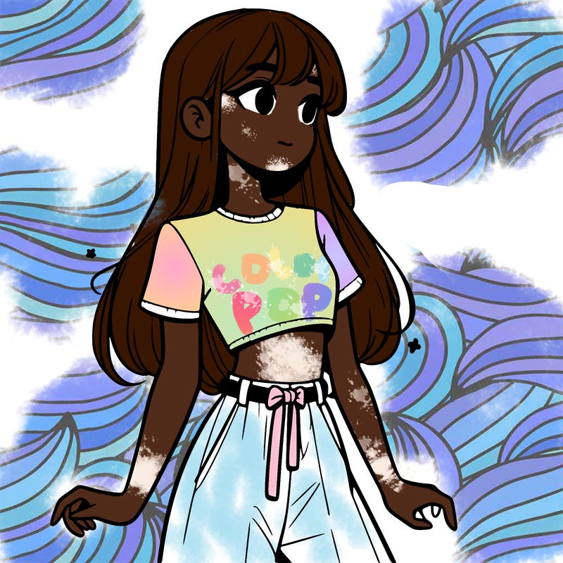 girl in a cute crop top