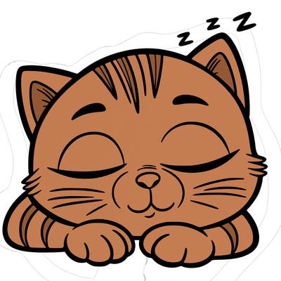 sleepy cat