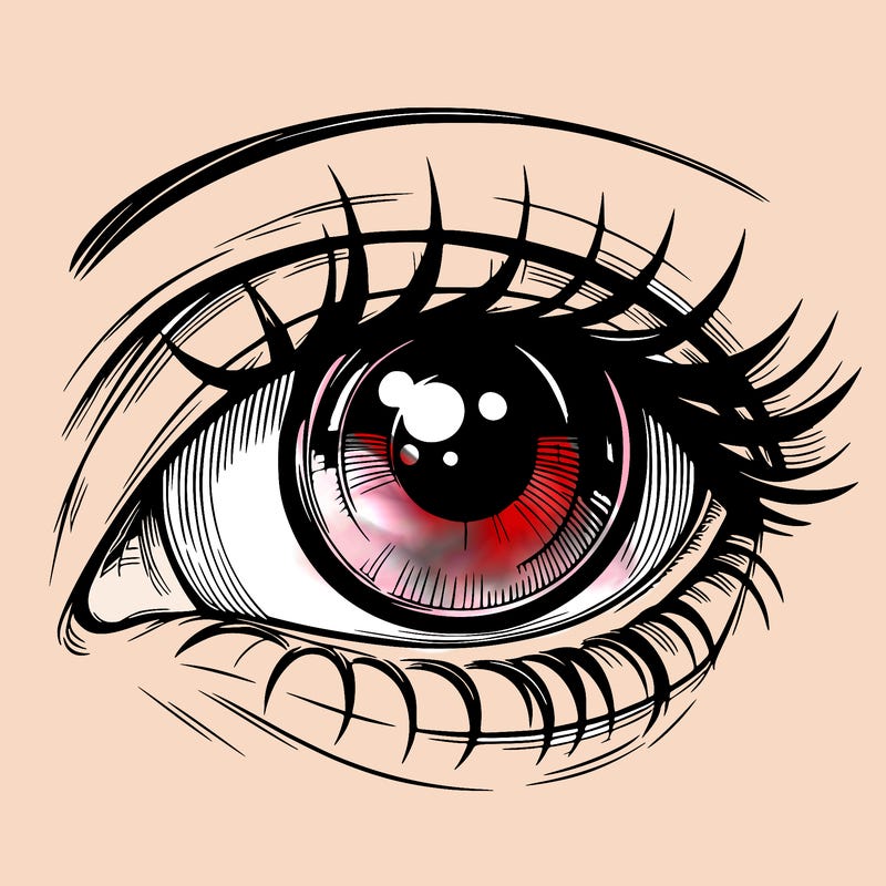a realistic eye