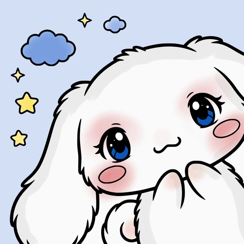 anime cinnamoroll cute fluffy