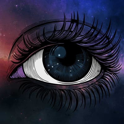 realistic picture of an eye