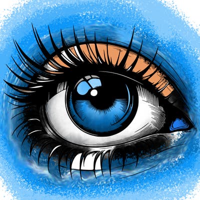 realistic eye