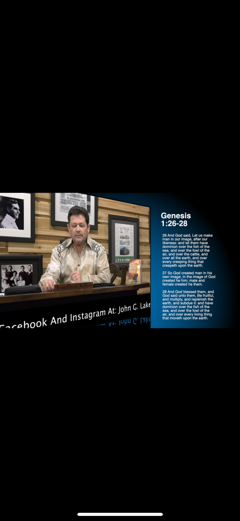 JGLM TV - Curry Blake teaching from Genesis 1 26-28 in a JGLM TV ministry seminar