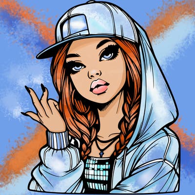 realistic hip hop girl