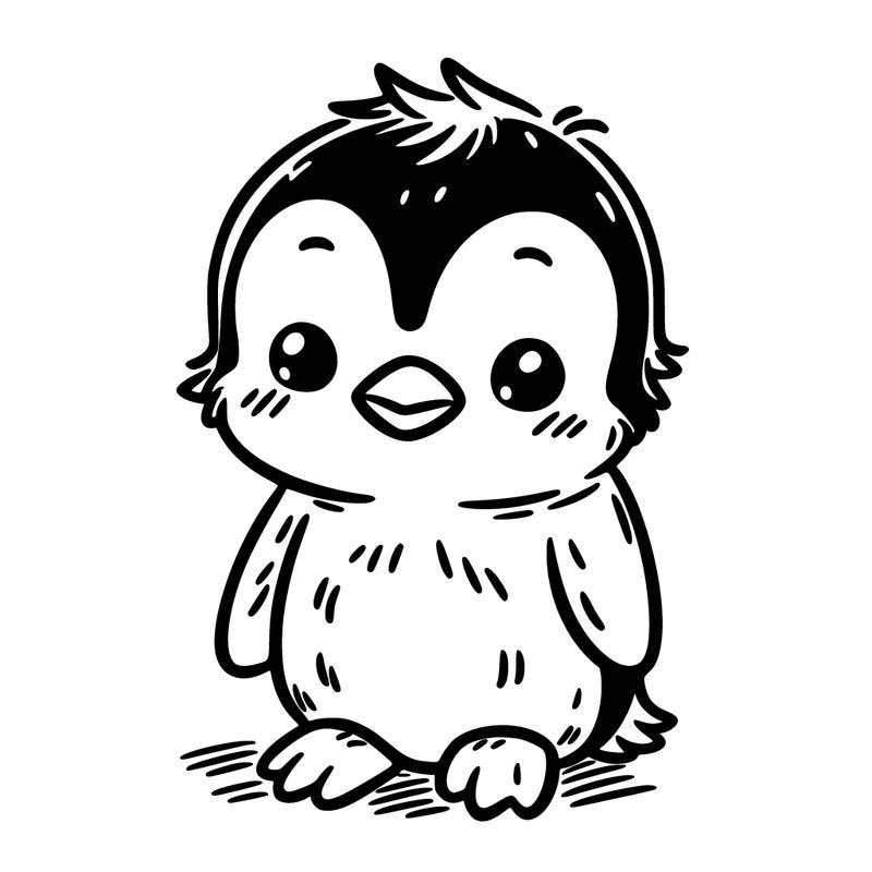 baby penguin