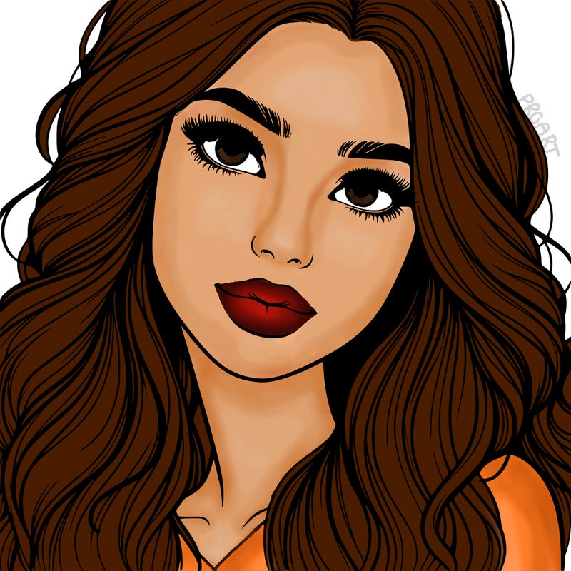 beautiful realistic girl