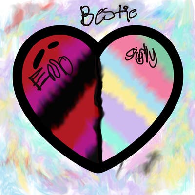 a blank heart