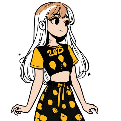 girl in a cute crop top
