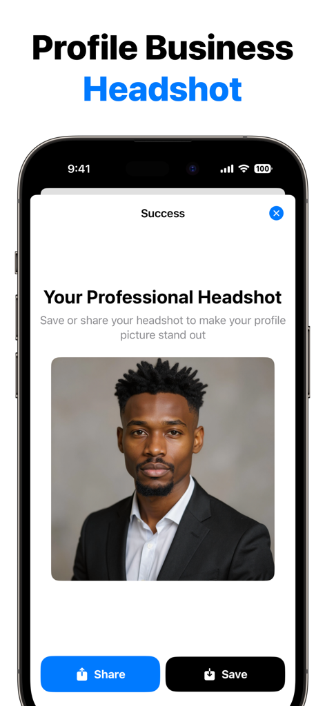 Professional Headshot: Optrix - A professional business headshot of a man in a suit generated by the Optrix AI app.