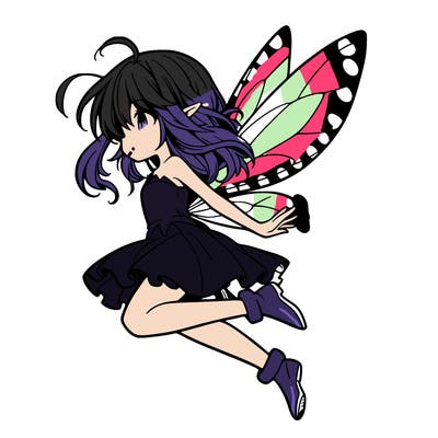 manga fairy flying