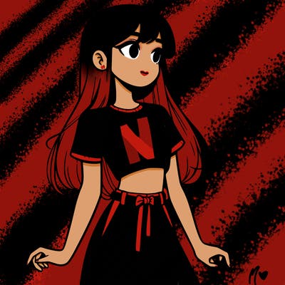 girl in a cute crop top