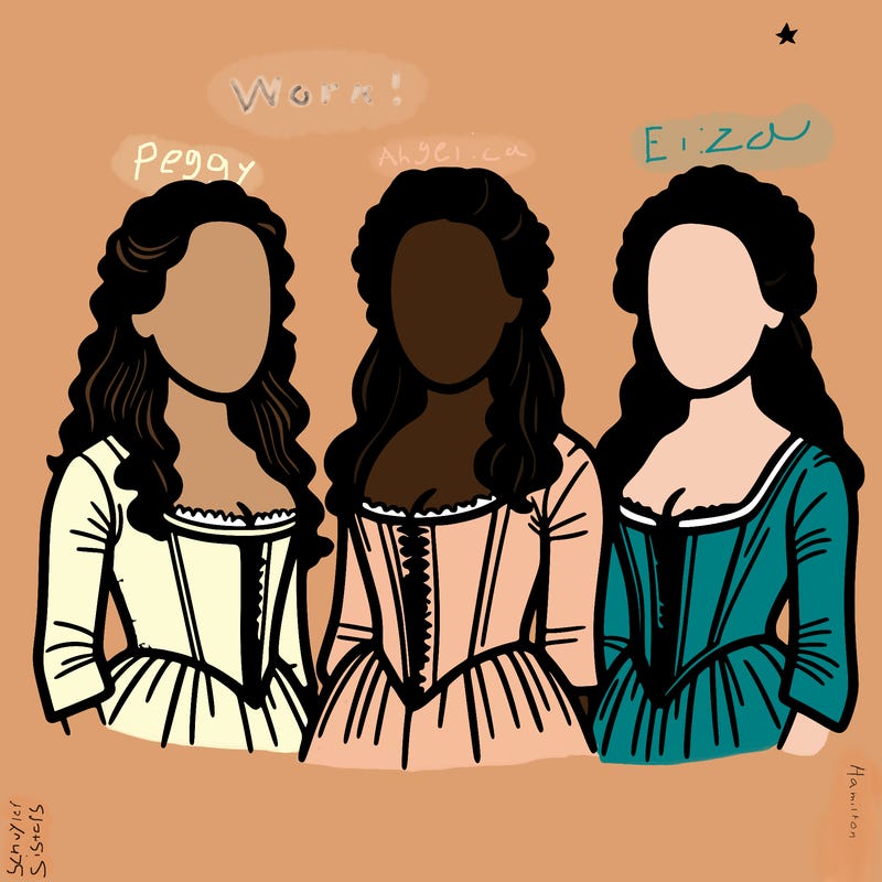 the schuyler sisters from hamilton the musical