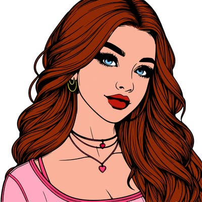 detailed realistic girl