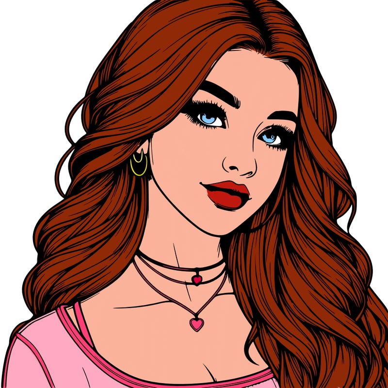 detailed realistic girl