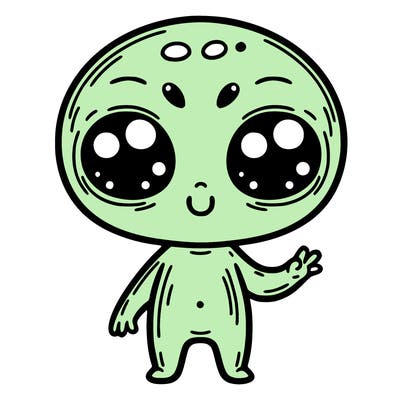 alien cute
