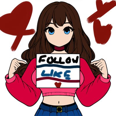 girl holding a blank sign in a long sleeve crop top