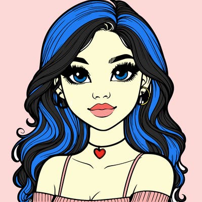 realistic pretty girl