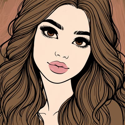 beautiful realistic girl