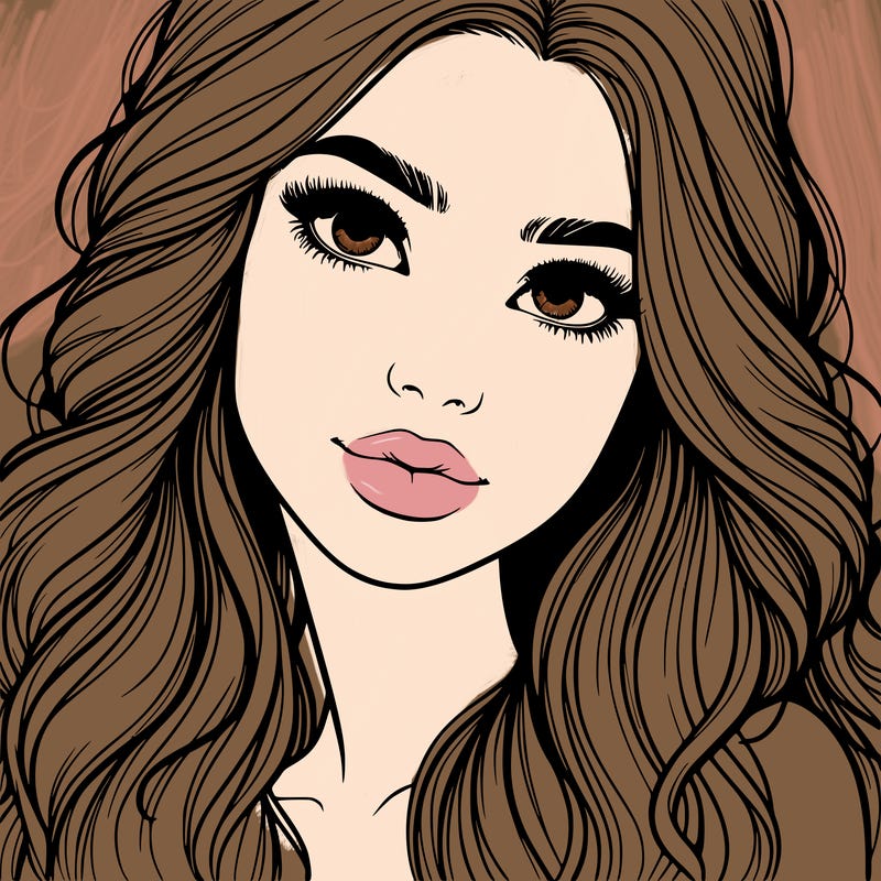 beautiful realistic girl