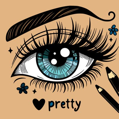 pretty eye