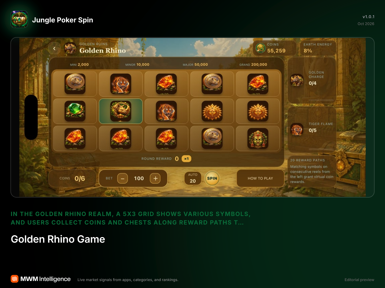 Jungle Poker Spin - Games App | MWM