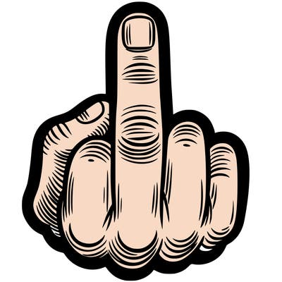 middle finger