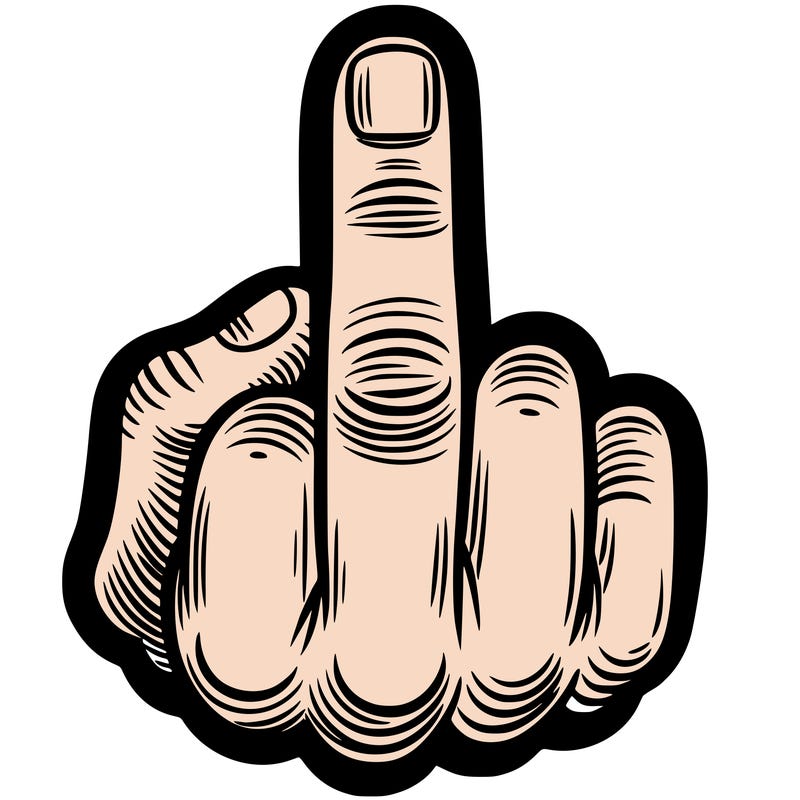 middle finger