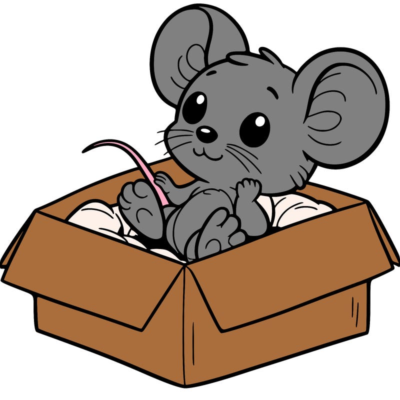 mouse in a box