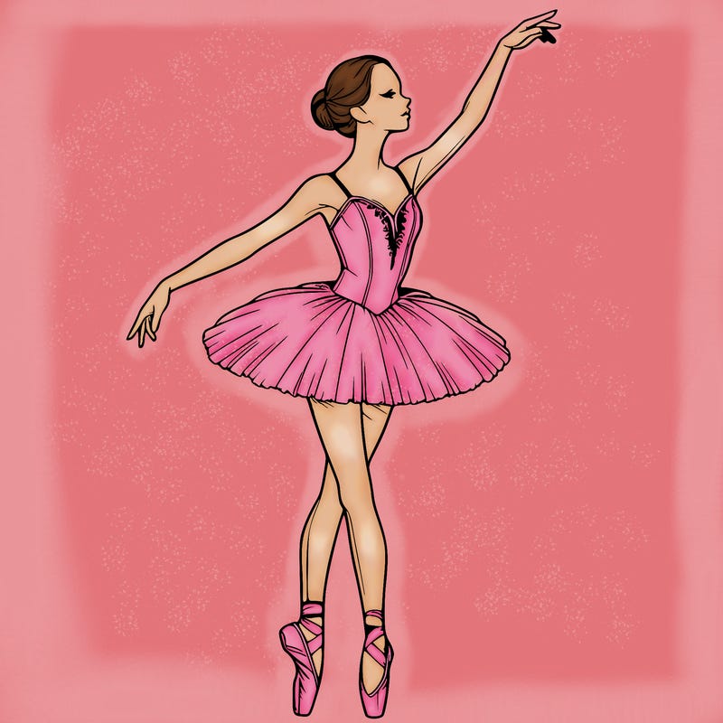 realistic ballerina