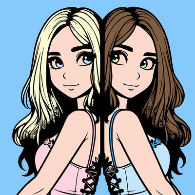 a realistic girl split