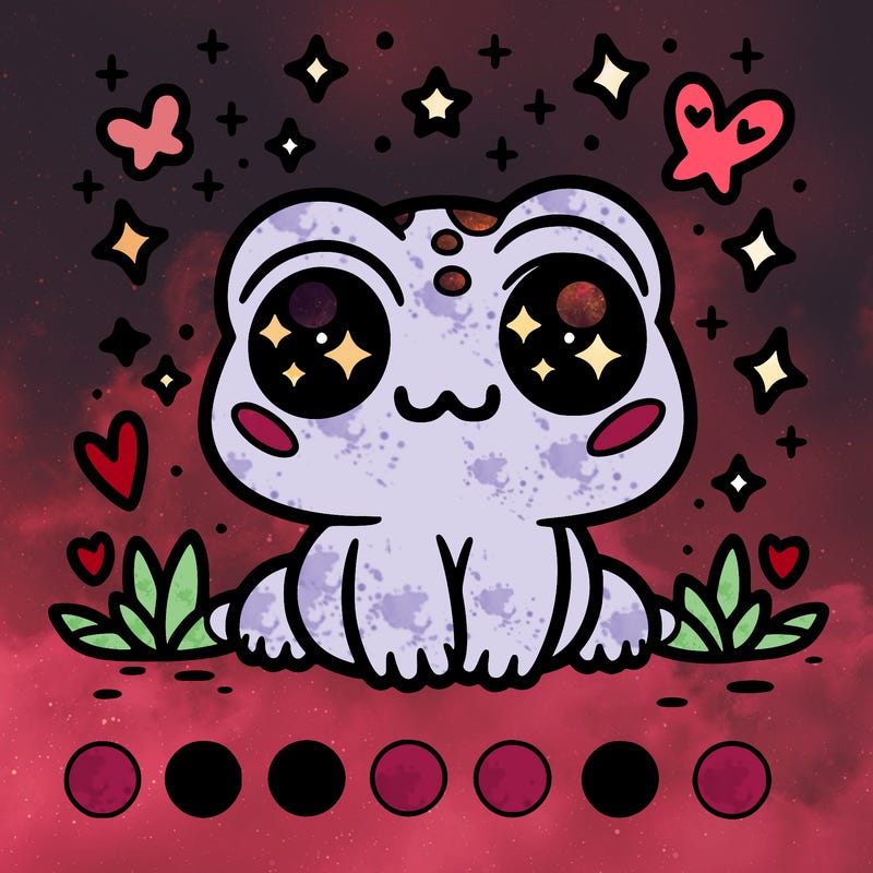 cute aesthetic frog