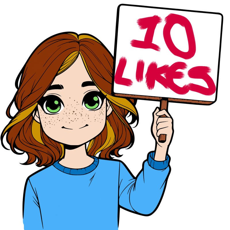 realistic girl holding up a sign